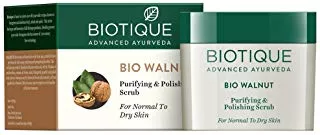 Biotique Bio Walnut Purifying & Polishing Scrub For Normal To Dry Skin (50gm)