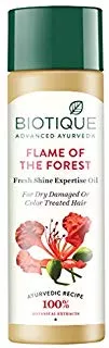 Biotique Bio Flame Of The Forest Fresh Shine Expertise Oil (120ml)