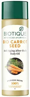 Biotique Bio Carrot Seed Anti-Aging After-Bath Body Oil (120ml)