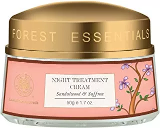 Forest Essentials Sandalwood and Saffron Night Treatment Cream (50gm)