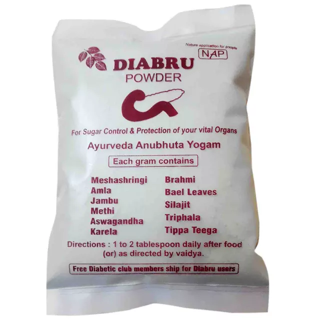 NAP Diabru Powder Anubhuta Yogam (2 X 200gm)