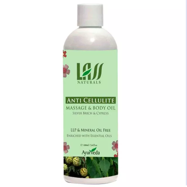 LASS Naturals Anti Cellulite Massage & Body Oil (100ml)