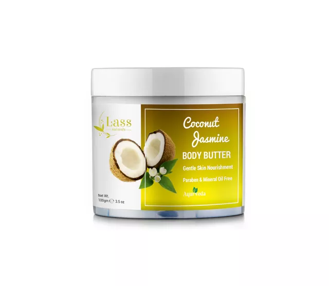 LASS Naturals Coconut Jasmine Body Butter (100gm)