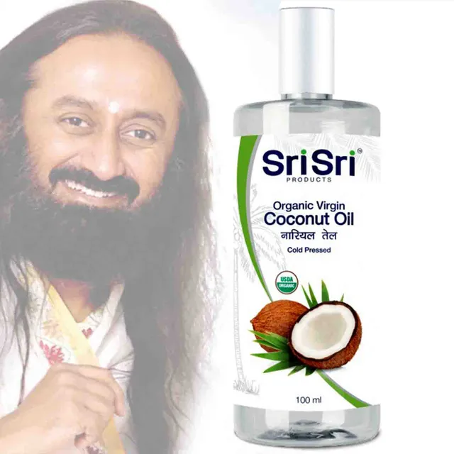 Sri Sri Sattva Organic Virgin Coconut Oil (100ml)