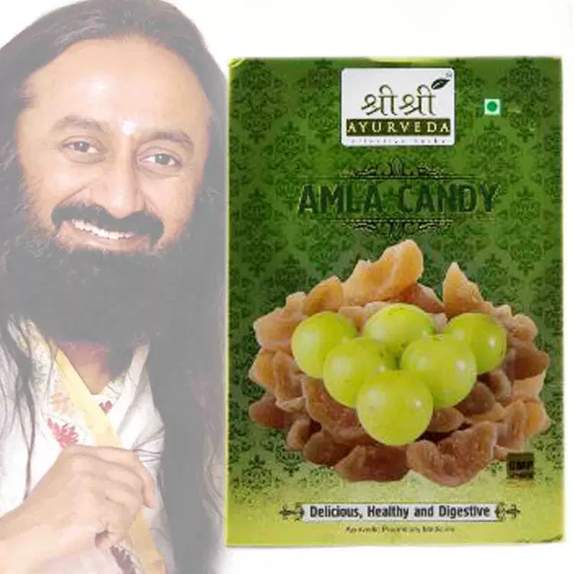 Sri Sri Sattva Amla Candy Plain (400gm Pieces)