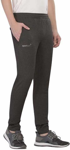 Sport Sun Solid Men Active Cotton Grey Milanch Track Pant ACT 01