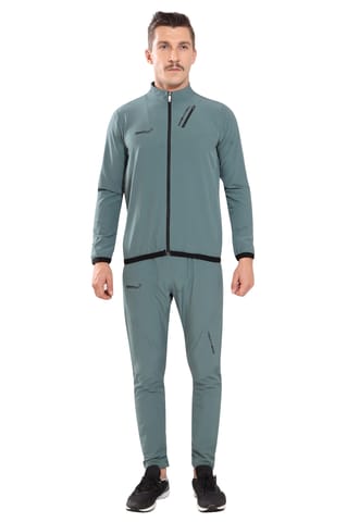Sport Sun Solid Men NS Lycra Track Suit Ice Blue NSLT 03