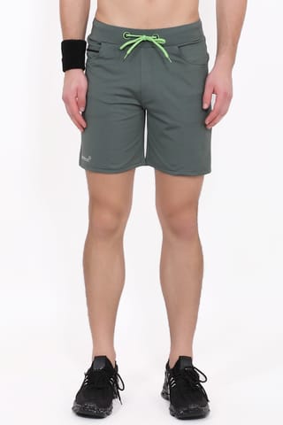 Sport Sun Solid Men Sea Green Shorts PS 01