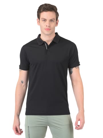 Sport Sun Dry Fit Max Polo T Shirt For Men's Black MP 01