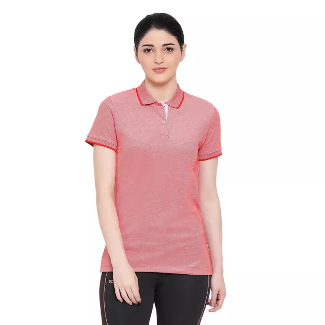 Red Ultimate Polo T-Shirt for Women UP01