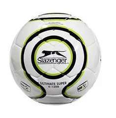 Slazenger Ultimate Super V-1200 Football, Size 5 (White)