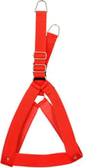 Body Harness for Dogs (Nylon, Medium Size) - Available in Red and Blue Colours