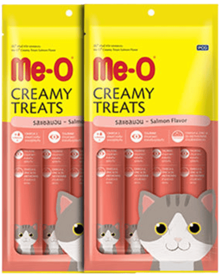 Me-O Creamy Salmon  Creamy Treats For Cat and Kitten (2 Pack)