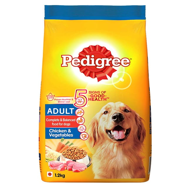 Pedigree Adult Chicken and Vegetable Dry Dog Food
