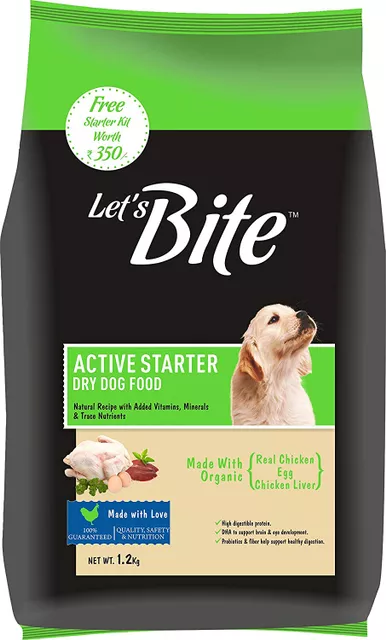 Drools - Lets Bite Active Starter Dog food (1.2 Kg)