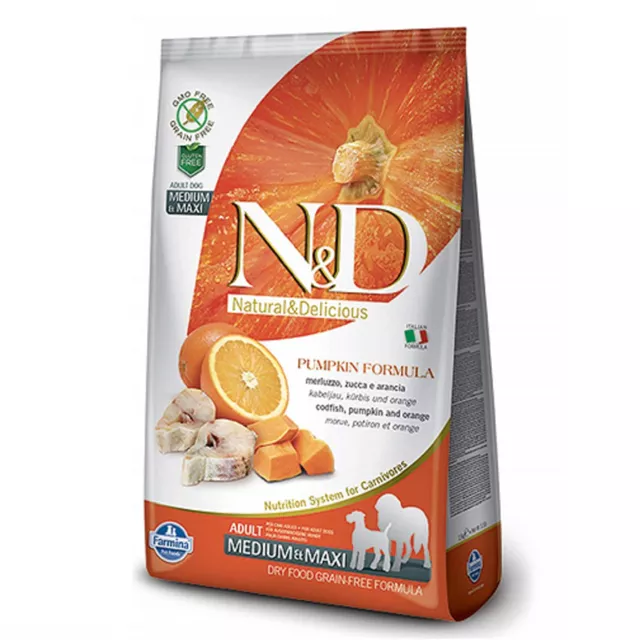Farmina N&D Grain Free Chicken & Pomegranate Adult Medium & Maxi Breed Dog Food