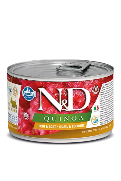 Farmina N&D Wet Cat Food Quinoa Skin & Coat Quail & Coconut Adult 80gm