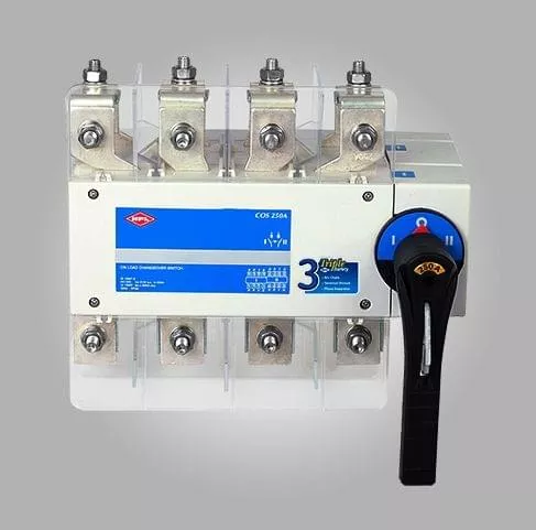 80 Ampere 4 Pole Onload ChangeOver Switch With Steel Enclosure Box - HPL