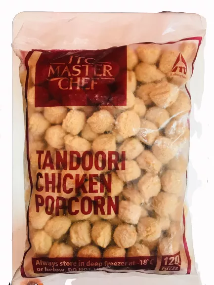 itc master chef chicken tandoori popcorn 1 kg itc master chef chicken tandoori popcorn 1 kg