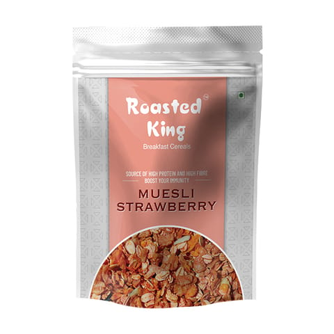 Roasted King Breakfast Cereals Protein Pack Strawberry Muesli