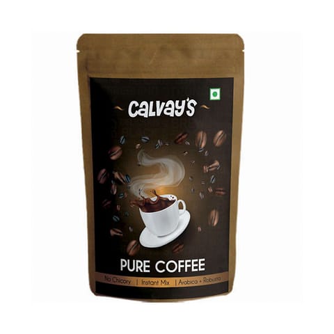 Calvay's VegRich 100% Pure Instant Coffee Powder