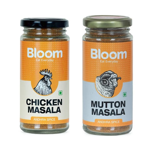 Bloom Foods Andhra Chicken & Mutton Masala Combo Pack