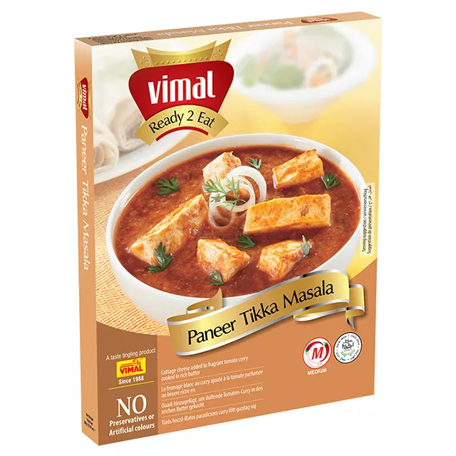 Vimal Ready 2 Eat Paneer Tikka Masala 300 Gms Tandoori paneer tikka requires to be cooked in traditional clay or modern gas tandoor to get the smoky flavor. khaaugully com