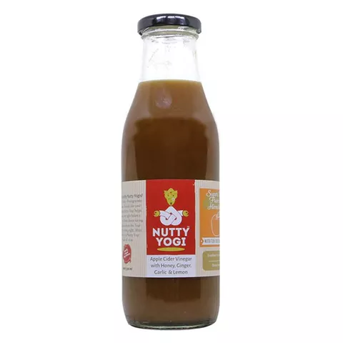 Nutty Yogi Apple Cider Vinegar With Honey Garlic Ginger & Lemon