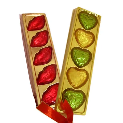 Moshik's Combo 5 Hearts And 5 Lips White Black Currant 100 gms