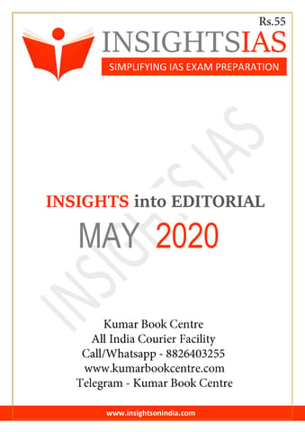 Insights on India Editorial - May 2020 - [PRINTED]