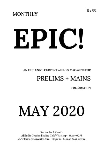 Forum IAS Factly/EPIC Monthly Current Affairs - May 2020 - [PRINTED]