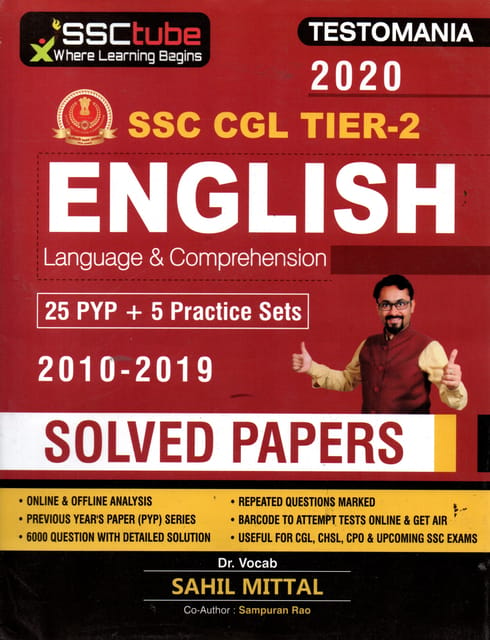 SSC CGLTier-2 English Solved Paspers 2010 - 2019