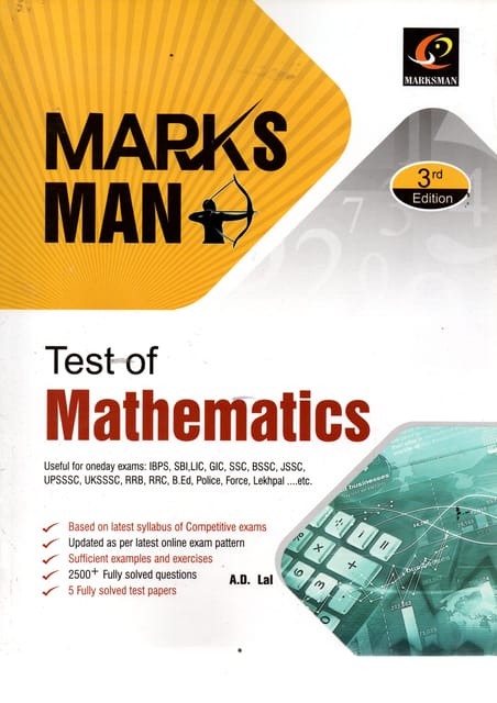 Marks man Test Of Mathematics