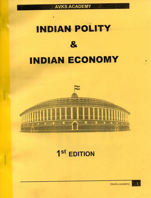 Indian Polity And Indian Economy By Avks Academy