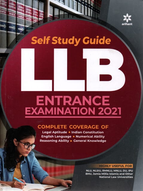 Self Study Guide LLB Entrance Examination 2021 By Arihant