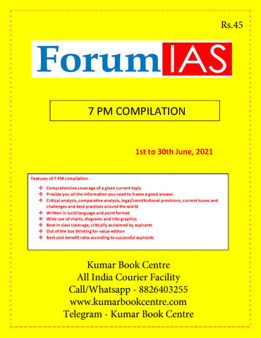 Forum IAS 7pm Compilation - June 2021 - [B/W PRINTOUT]