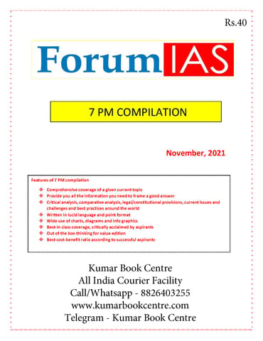 Forum IAS 7pm Compilation - November 2021 - [B/W PRINTOUT]