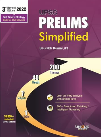UPSC Prelims Simplified (3rd Edition) - Saurabh Kumar, IFS - Unique Academy