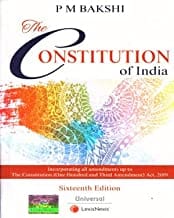 The Constitution of India Complete Book in English By PM Bakshi