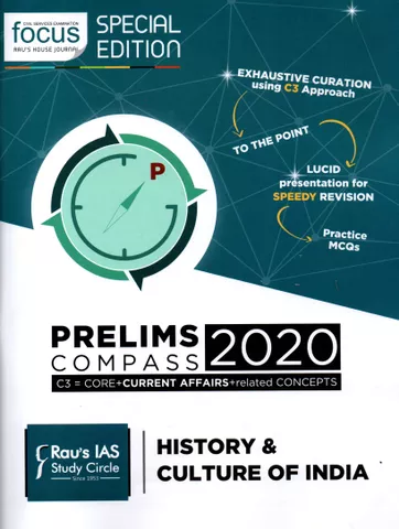 Focus Prelims Compass 2020 - History & Culture of India - Rau's IAS