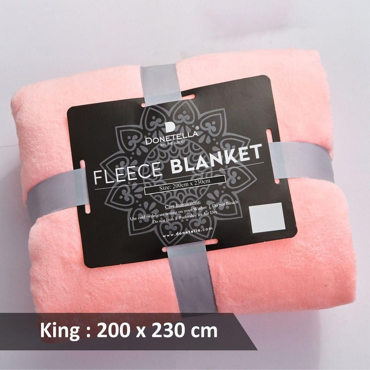 Soft Flannel Fleece Blanket King Cosmos