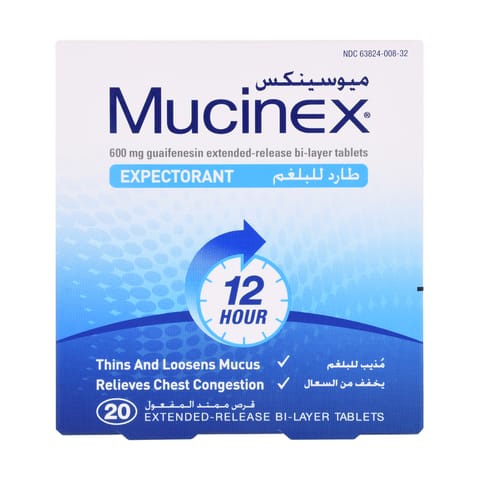 MUCINEX Tablet 600 Mg 20Pcs