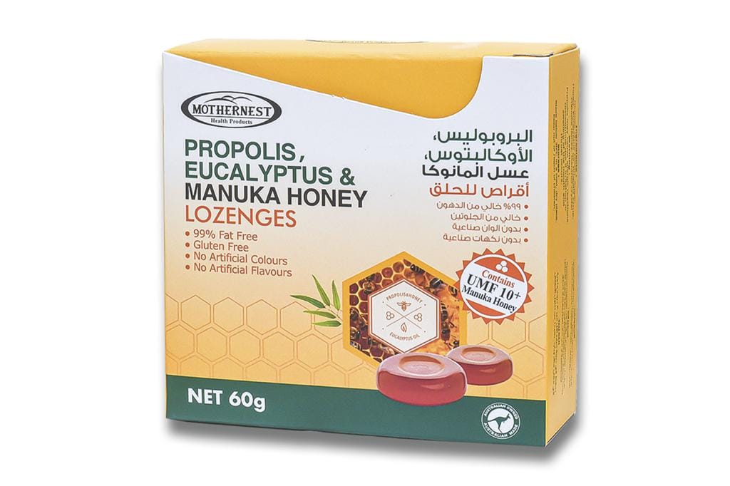 MOTHERNEST Manuka Honey Propolis & Euclyptus 12 Pcs