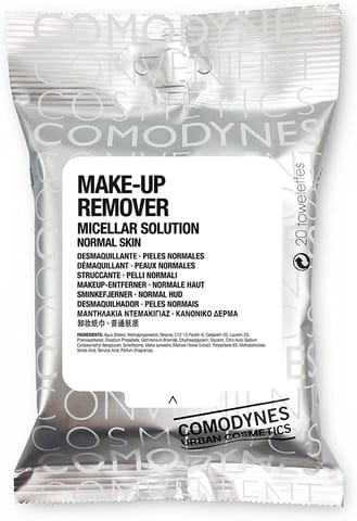 Makeup Remover Micellar Solution For Normal Skin- 20 Wipes
