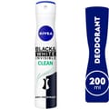 Anti-perspirant Invisible For Black & White Clean Deodorant Spray 200 ml