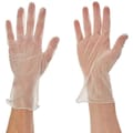 Large Size Disposable Latex Gloves, Powder Free 100Pcs