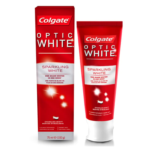 Colgate Optic White Sparkling White Teeth Whitening Toothpaste-75 ml