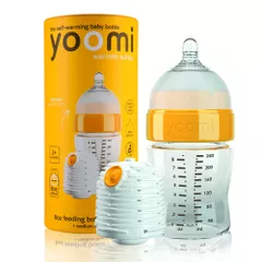 8Oz Feeding Bottle + Warmer + Slow Flow Teat (Orange)