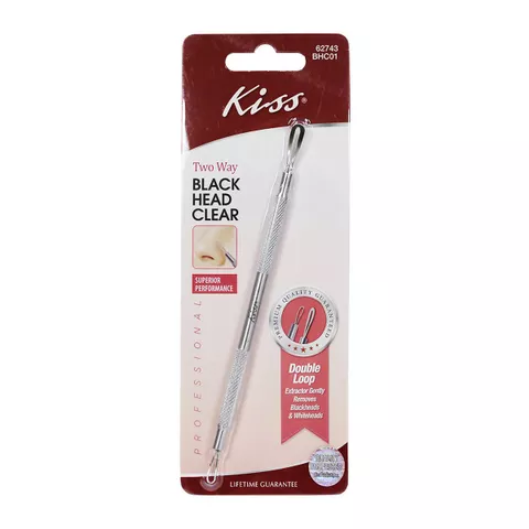 Two Way Black Head Remover Clear Double Loop - BHC01