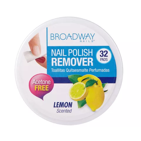 Lot Of 3 Broadway Nail Polish Remover 32 Pads - 36A Lemon